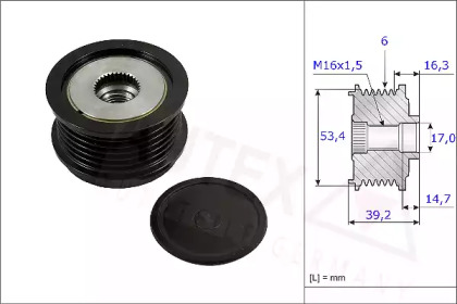 Механизм свободного хода AUTEX 654819