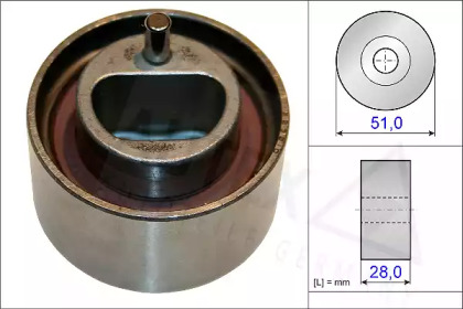 Натяжной ролик, ремень ГРМ AUTEX 654824