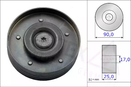 Паразитный / ведущий ролик, поликлиновой ремень AUTEX 654836