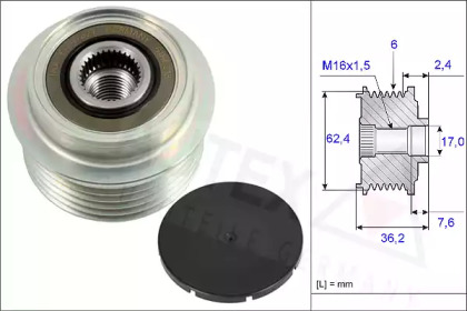 Механизм свободного хода AUTEX 654852