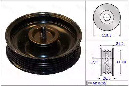 Ролик AUTEX 654889