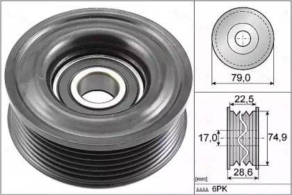 Ролик AUTEX 655036