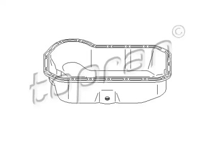 Масляный поддон TOPRAN 100 832