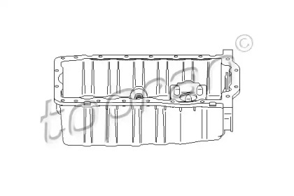 Масляный поддон TOPRAN 109 616