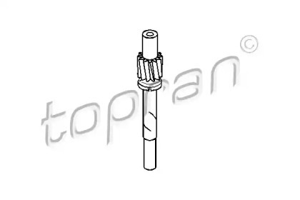 Тросик спидометра TOPRAN 107 400