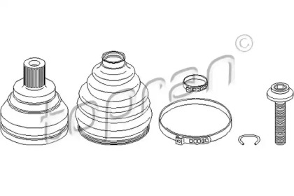 Шарнирный комплект TOPRAN 111 720