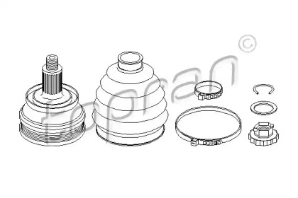 Шарнирный комплект TOPRAN 110 807