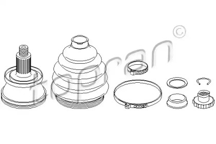 Шарнирный комплект TOPRAN 111 722