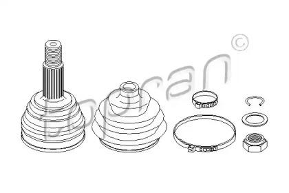 Шарнирный комплект TOPRAN 104 268