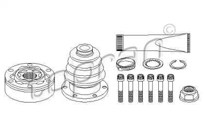 Шарнирный комплект TOPRAN 108 117