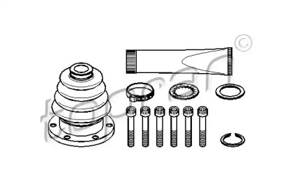 Комплект пыльника TOPRAN 102 624