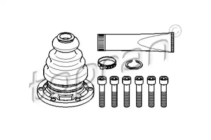 Комплект пыльника TOPRAN 103 688