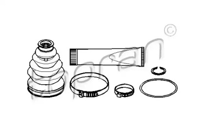 Комплект пыльника TOPRAN 111 663