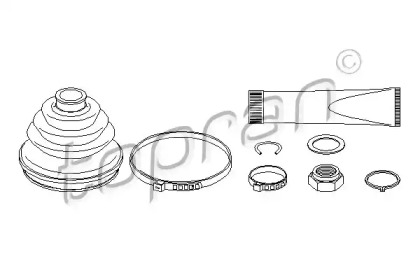 Комплект пыльника TOPRAN 103 399