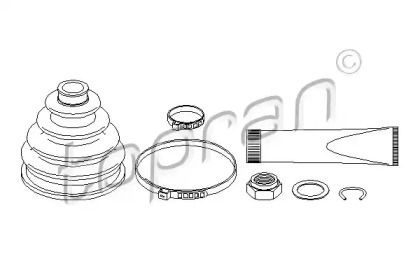 Комплект пыльника TOPRAN 103 509