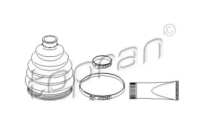 Комплект пыльника TOPRAN 110 861