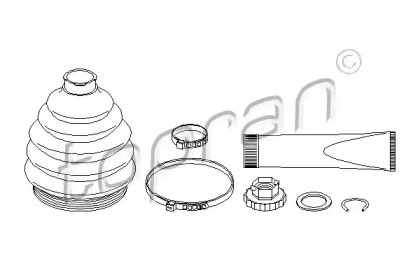Комплект пыльника TOPRAN 109 412