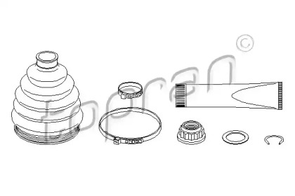 Комплект пыльника TOPRAN 110 242