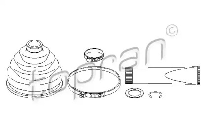 Комплект пыльника TOPRAN 104 079