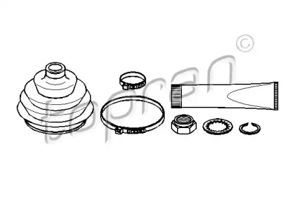 Комплект пыльника TOPRAN 104 269