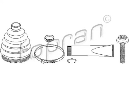 Комплект пыльника TOPRAN 111 684