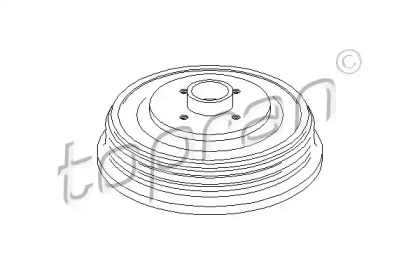 Тормозный барабан TOPRAN 112 138