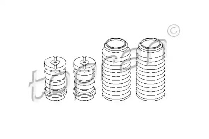 Пылезащитный комплект TOPRAN 914 104