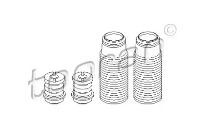 Пылезащитный комплект, амортизатор TOPRAN 915 015