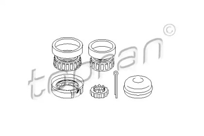 Комплект подшипника TOPRAN 109 702