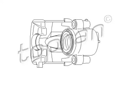 Тормозной суппорт TOPRAN 110 283