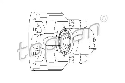 Тормозной суппорт TOPRAN 110 288
