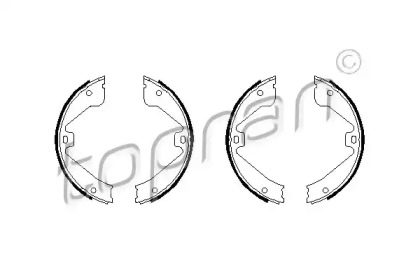 Комлект тормозных накладок TOPRAN 401 837
