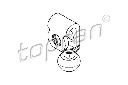 Шток вилки переключения передач TOPRAN 109 706