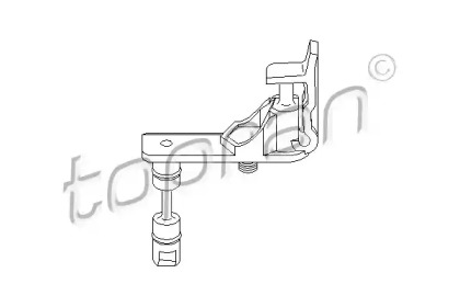 Шток вилки переключения передач TOPRAN 109 709