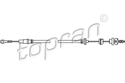 Трос TOPRAN 102 645