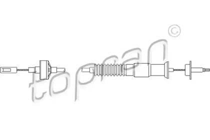 Трос TOPRAN 102 849