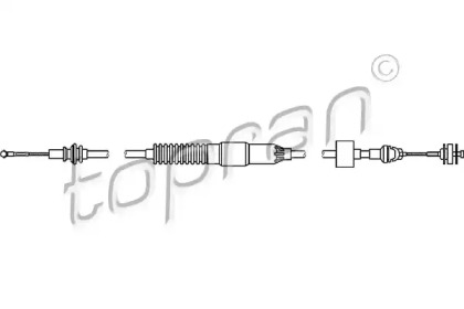 Трос TOPRAN 108 695