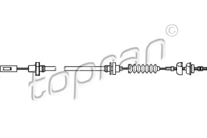 Трос TOPRAN 104 254