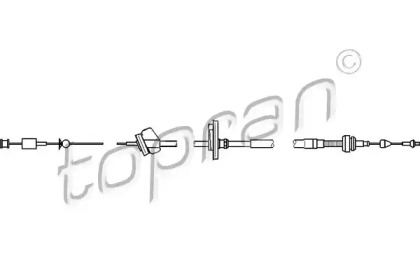 Тросик газа TOPRAN 112 160