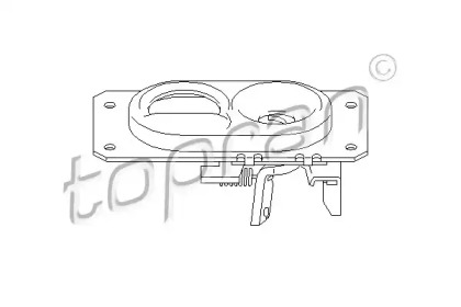 Замок капота TOPRAN 107 406