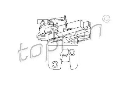 Замок задней двери TOPRAN 110 950