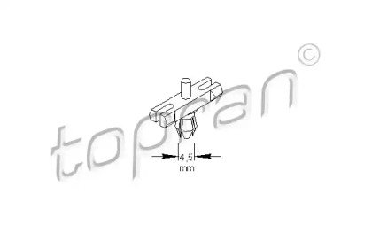 Пружинный зажим TOPRAN 101 969