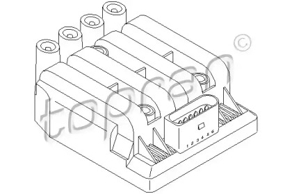 Катушка зажигания TOPRAN 109 539