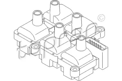 Катушка зажигания TOPRAN 111 362