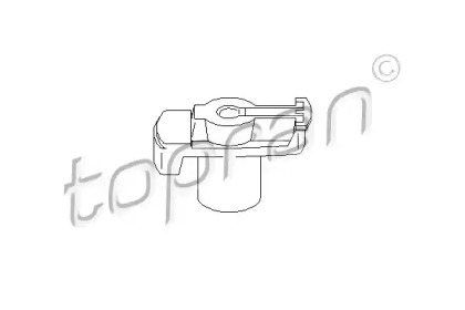 Бегунок распределителя зажигания TOPRAN 101 018