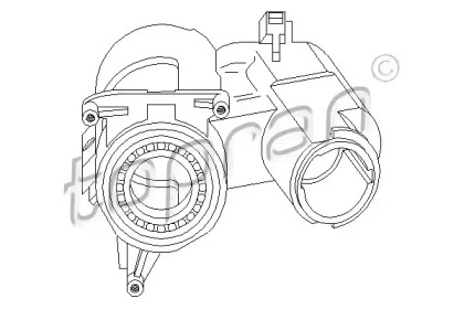 Замок вала рулевого колеса TOPRAN 103 559