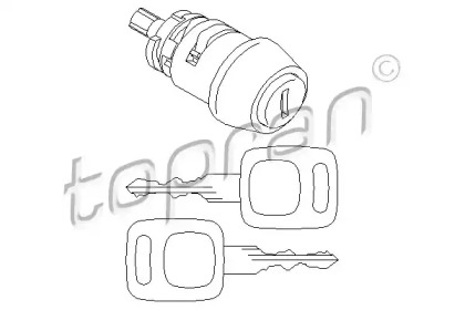 Замок TOPRAN 107 090