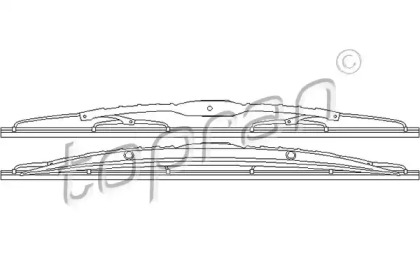 Щетка стеклоочистителя TOPRAN 112 378