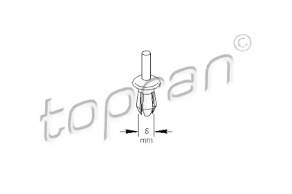 Заклепка TOPRAN 109 023