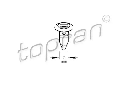 Гайка TOPRAN 109 031